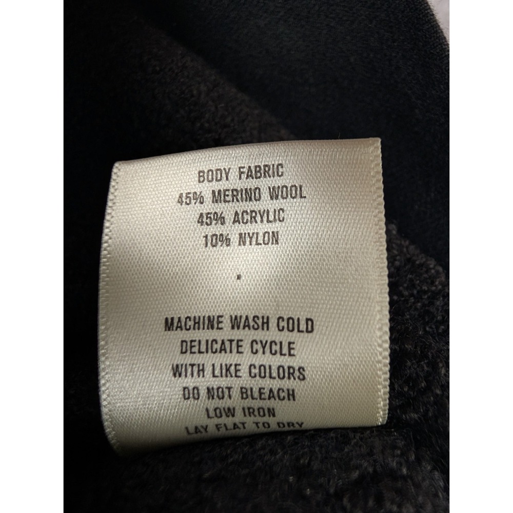 Tracksmith Merino Wool Blend Sweater Men's M Black Long Sleeve Pullover Running - Picture 8 of 11